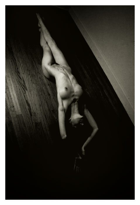 nude woman on floor