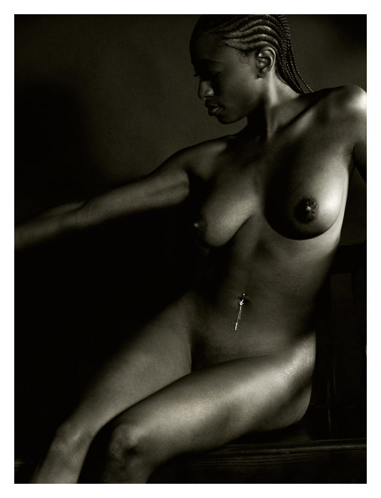 Fine art nude figure model photograph